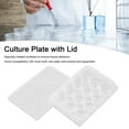 thumbnail image 4 of 10pcs Polystyrene Culture Plate Highly Transparent Flat Bottom Sturdy Tissue Culture Plate with Lid Suitable for Laboratory Biology Room, 4 of 7