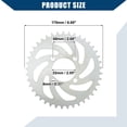 thumbnail image 5 of 420 Pitch 41 Tooth 52mm Motorcycle Chain Sprocket Rear Sprocket for 50cc 70cc 90cc 110cc Dirt Pit Bike, 5 of 7