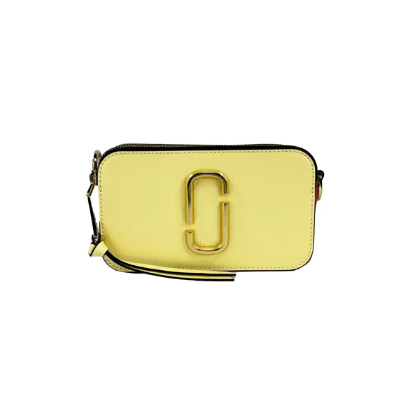 Marc Jacobs The Snapshot Crossbody Bag (Pastel Yellow Multi)