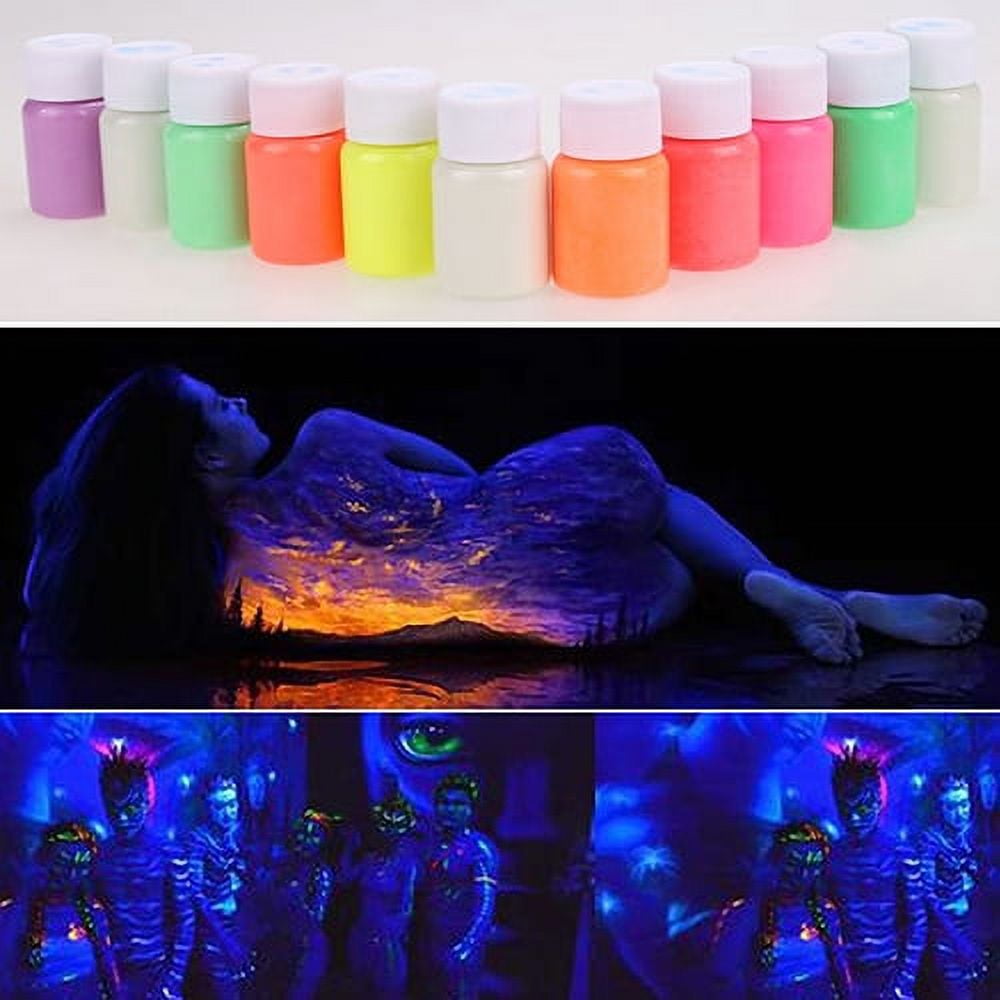 MyBeauty Face Body Skin Makeup Luminous Painting Stage Party Glow in Dark  Paint Powder