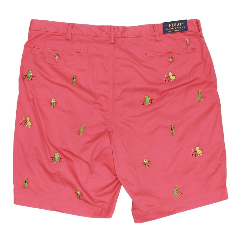 Polo Ralph Lauren Mens Novelty Embroidered Bug Games Shorts 42B Nantucket Red Walmart