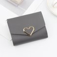thumbnail image 3 of Short Wallet Hold The Card Fine Stitching Convenient Slim Simple Female Purse, 3 of 5