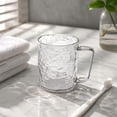 thumbnail image 6 of Rirozkan Glacier Mouthwash Cup, Transparent Corrugated Tumbler with Handle, Stylish Toothbrush Holder for Bathroom, Vanity, Powder Room, 6 of 6