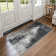 thumbnail image 5 of 5x7 Area Rug Non Slip Backing Low Pile Lightweight Washable Rug for Living Room Bedroom, Abstract Texture Machine Washable Indoor Carpet, Dusty Taupe, 5 of 5