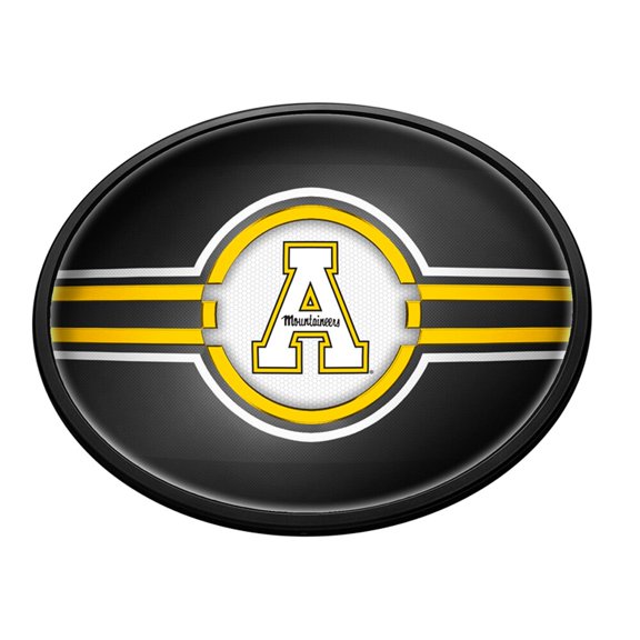 Appalachian State Mountaineers: Original Round Slimline Lighted Wall Sign
