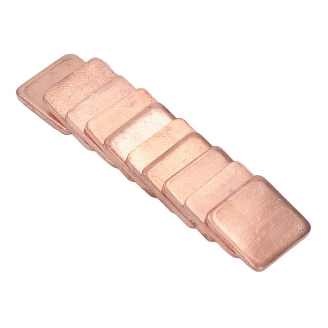 Almohadilla térmica de cobre para disipador de calor, 20 piezas, disipador de calor GPU para computadora de calor de cobre, cuña de disipador de calor de cobre adaptada para la perfección