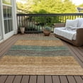 thumbnail image 6 of Addison Rugs Chantille Indoor/Outdoor Transitional Stripes Terracotta Washable Rectangle Rug, 5' x 7'6", 6 of 6