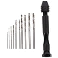 thumbnail image 1 of 1 set Pin Vise Taladro Mano Micro Mini Brocas Drill Bits Precision Hand Drill Bits, 1 of 4