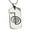Silver, variant on Tioneer Stainless Steel Reiki Cho Ku Rei Power Engraved Dog Tag Pendant Necklace