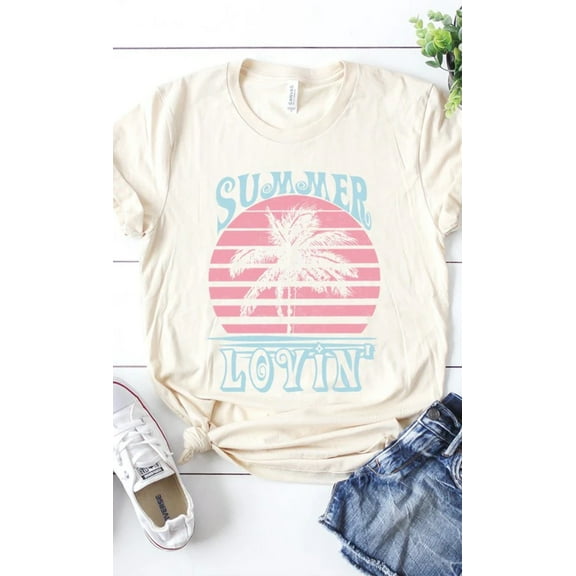 Retro Summer Lovin Graphic Tee T-Shirt