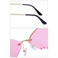 thumbnail image 4 of Gafas de sol Yinane Gafas de terre Mujeres Sin montura Rhinestones Rosa, 4 of 6