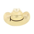 thumbnail image 3 of Cody James Unisex 50X Straw Cowboy Hat - CJ15 WH-RS 4.25 7 1/8, 3 of 5