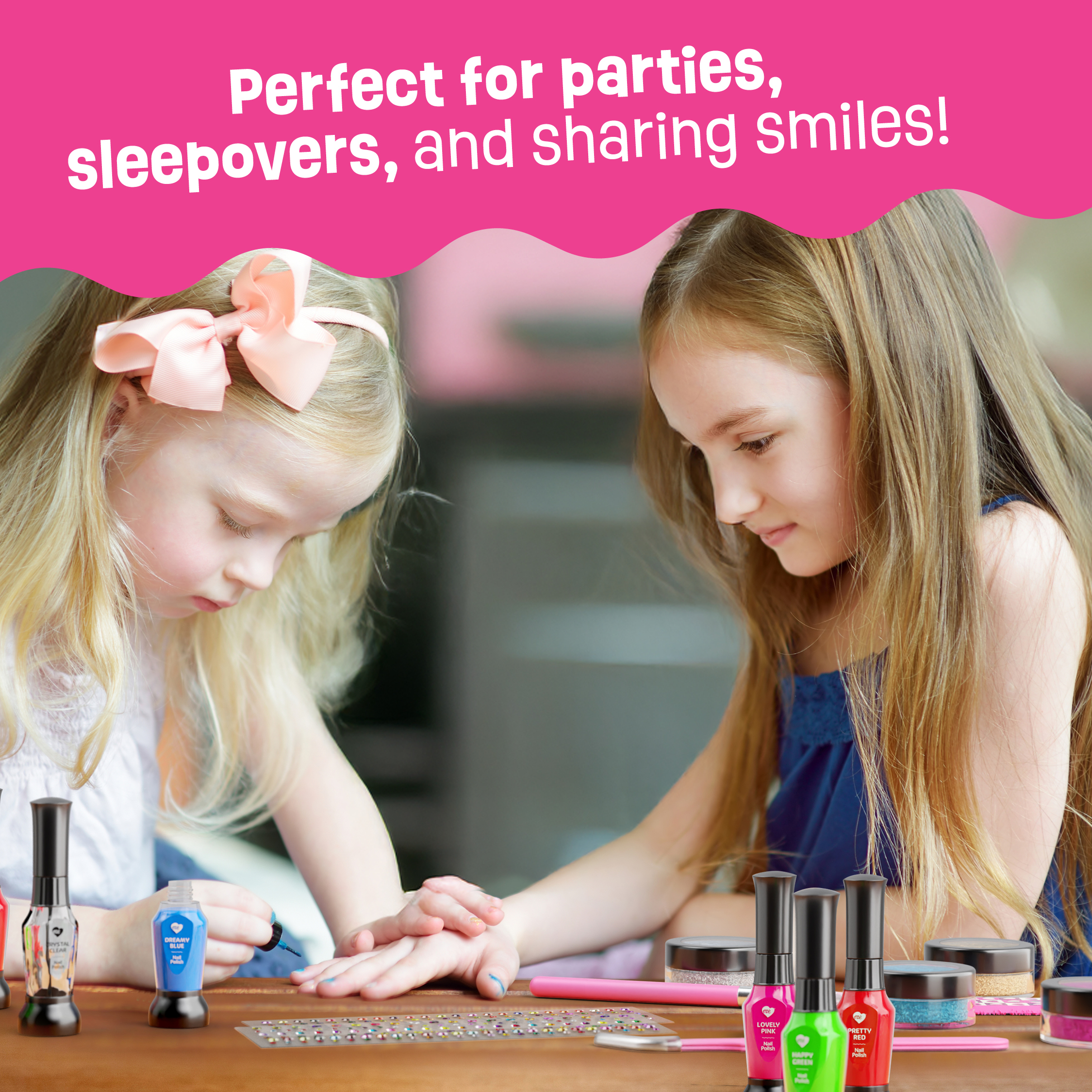 Pretty M Nail Art Studio Kit for Girls, Ages 7-12 photo 3