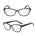 thumbnail image 2 of Womens Cat Eye Reading Glasses Multifocus Readers Progressive Blue Blocking Light, 2 of 5