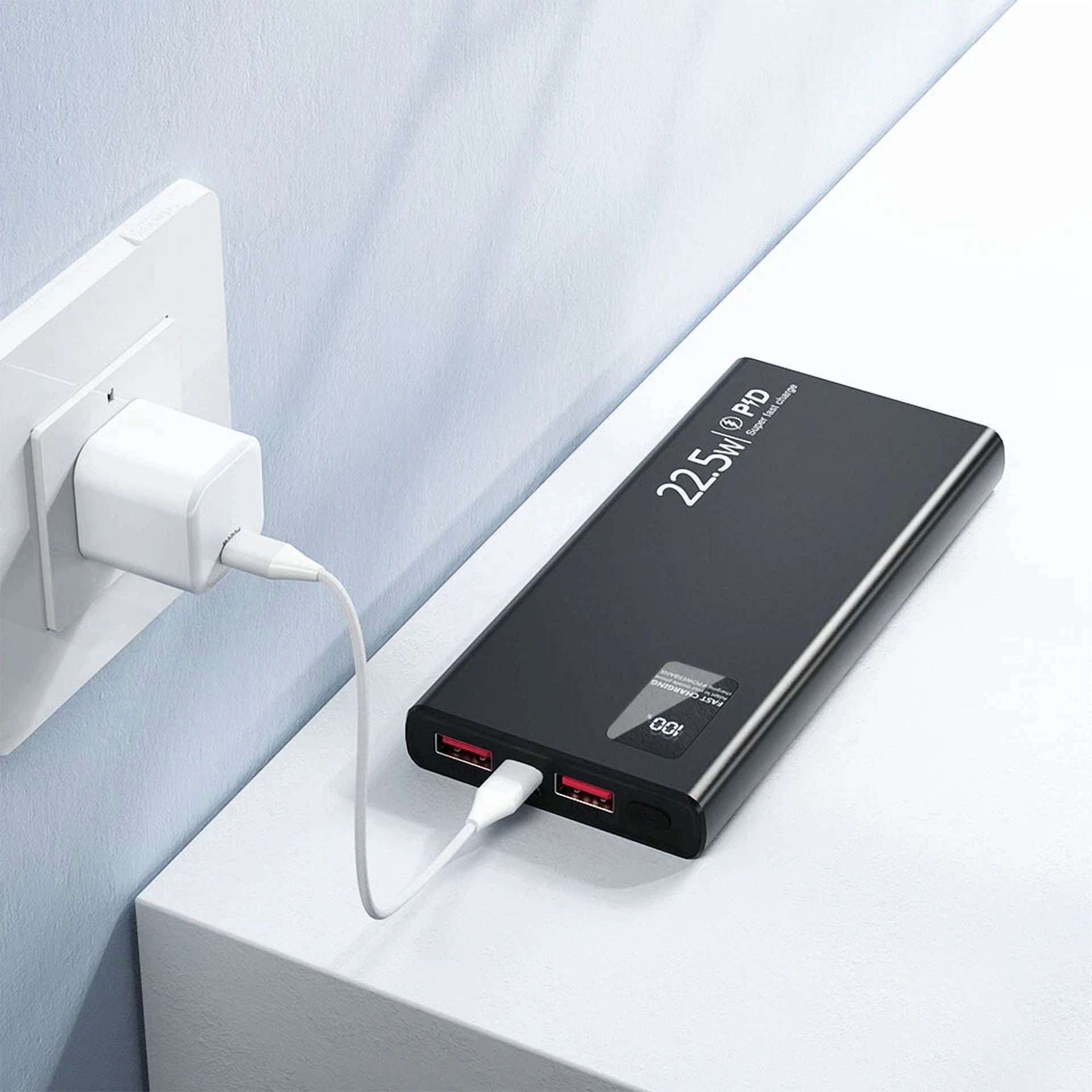 New Power Bank 10000Mah Charging Portable External Battery Backup For Cell Phone