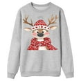 thumbnail image 4 of RXMEKW Chandail de Noël à Capuche pour Femmes Manches Longues Col Rond Haut Imprimé avec Ensemble Familial Assorti pour Hommes et Enfants, 4 of 7