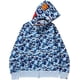 thumbnail image 1 of Shark Ape Bape Sudadera con capucha Estampado de camuflaje Suéter de poliéster Chaqueta con capucha holgada informal con cremallera para hombres Mujeres Raoliang, 1 of 4