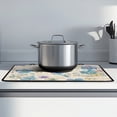 thumbnail image 2 of Renewold Stove Top Cover for Glass Stove Top, Ceramic Glass Stove Cover Mat Oil Resistant Prevent Scratching Oven Mat Protector Expands Counter Space, Hummingbird Flower Beige, 2 of 7