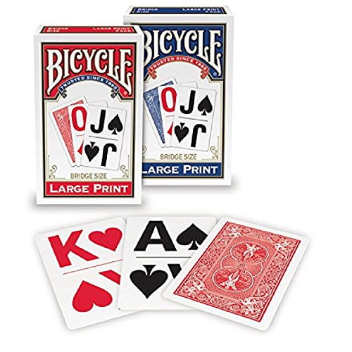 Bicycle Large Print Playing Cards (2Pack)