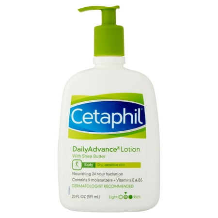 Cetaphil DailyAdvance Lotion with Shea Butter, 20 fl (Best Calamine Lotion Brands In India)