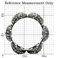 thumbnail image 2 of Ruthenium Brass Ring with Top Grade Crystal in Black Diamond for Women Style 1W033, 2 of 5