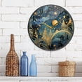 thumbnail image 6 of 12" Round Silent Wall Clocks Stars and Moon Acrylic Battery Operated Clock Non-Ticking Clocks Bedroom Living Room Home Decorative, 6 of 10