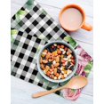 thumbnail image 3 of Spring Pink Roses Kitchen Dish Towels for Drying Dishes Set of 3, Pastoral Eucalyptus Black White Plaid Waffle Weave Microfiber Hand Tea Bathroom Towels Quick Dry & Absorbent Towel 12x12, 3 of 7