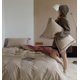 thumbnail image 5 of Xiao Hua Juego de sábanas, juego de sábanas y fundas de almohada, juego de cama individual, ropa de cama de hotel, decoración del hogar (caqui), 5 of 5