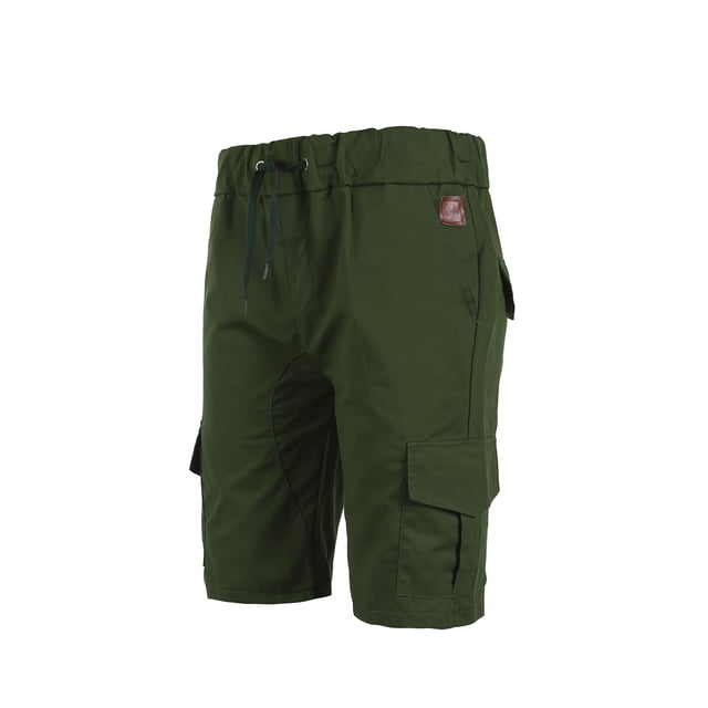 Txlixc Pantalones cortos de gimnasia para hombre, pantalones cortos de color puro para estiramiento diario Txlixc Moda
