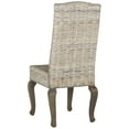 thumbnail image 6 of SAFAVIEH Milos 18''H Wicker Dining Chair White Washed, 6 of 7