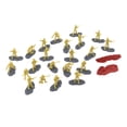 thumbnail image 2 of BELOVING 18 Pieces Soldier Figure Models 1:35 Mini Figures for Games Hobby Sand Table Yellow, 2 of 10