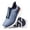 Sky Blue/Denim Blue, variant on FitVille Water-Repellent Men's Extra Wide Walking Shoes - Lightweight Sneakers with Arch Support, Slip-Resistant, Easy on