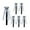 B, variant on Hbdhejl 6Pcs Whistles Party Noise Makers Gold And Silver Tassel Blowers For New Year Birthday Party