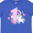 thumbnail image 4 of Inktastic I Am 1 Year Old with Unicorn and Hearts Girls Baby T-Shirt, 4 of 5