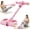 Pink, variant on Upgraded Pedal Resistance Band with Handle, Soft Durable Fashion Puller Exercise with Thickened 6 Tension Ropes, Tube Pedal Resistance Device for Abdomen, Waist, Arm, Leg, Core/ABS