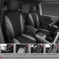 thumbnail image 3 of Fundas de asiento de coche CAR PASS EVA impermeables para asientos delanteros, grises, 3 of 9