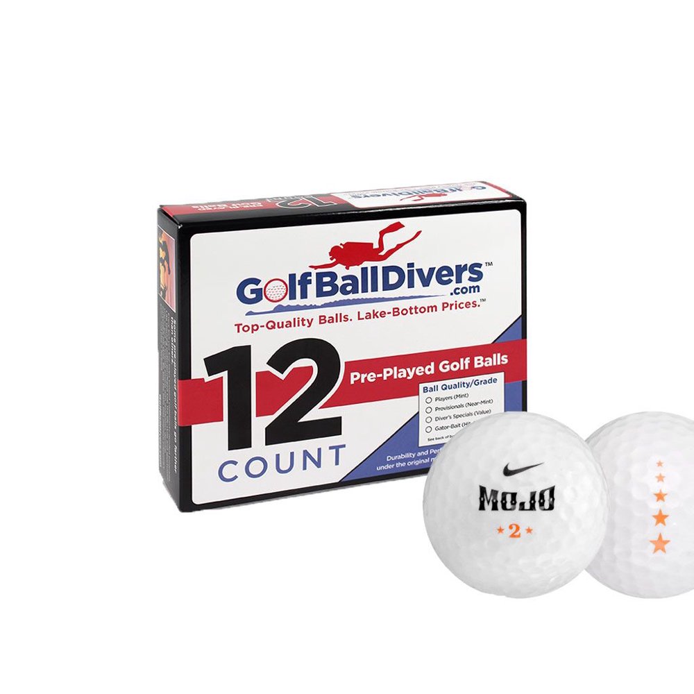 Nike MOJO Golf Balls, Used, Near Mint Quality, 60 Pack