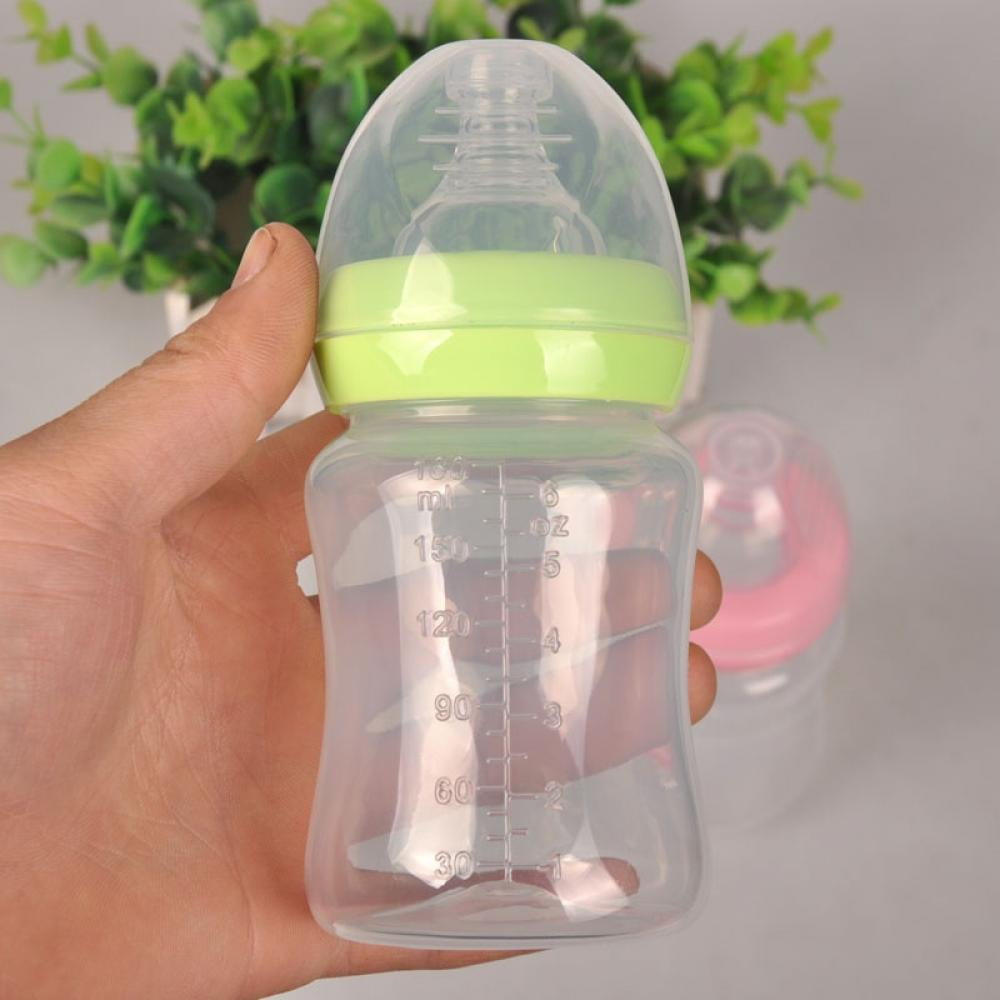 GENEMA 120ml Baby Newborn Nursing Nipple Bottle Silicone Pacifier Milk  Water Feeding 