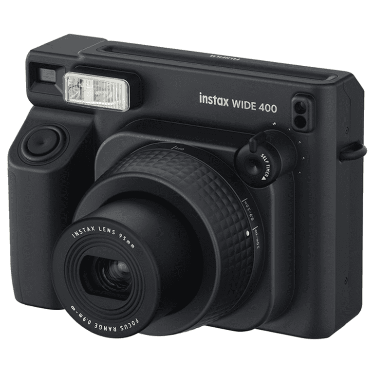 Fujifilm instax Wide 400 Instant Film Camera (Jet Black) + instax