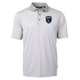 thumbnail image 2 of Men's-Cutter & Buck  Gray San Jose Earthquakes Virtue Eco Pique Micro Stripe Recycled Polo, 2 of 3