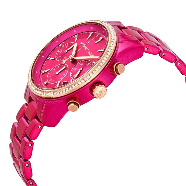 Michael Kors Women's Pink Dial Watch - MK6718 - Walmart.com Michael Kors Women's Pink Dial Watch - MK6718 - Walmart.com