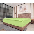 thumbnail image 2 of Zip-On Fitted Sheet Set - Designed for Mattresses with Up to 8" Inch Deep Pockets - Includes 1 Fitted Sheet Base and 2 Zip-On Sheets Cal King Size - 600 TC - Sage Color, 2 of 4