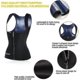 thumbnail image 4 of Traje de sauna para mujer Yashi chaleco de entrenamiento de cintura 3XL azul, 4 of 5
