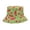 Green, variant on Bucket Hats for Men Double Sun Fisherman Hat for Women Summer Outdoor Watermelon Print Bucket Hat Tea Party Hats