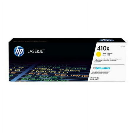 UPC: 0888793807569 | HP 410X (CF412X) Toner Cartridge  Yellow High Yield