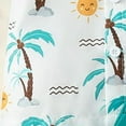 thumbnail image 4 of Xudanell Suits for Boys Boys Button Down Shirt Sets Hawaiian Baby Boy Summer Clothes 12-18 Months, 4 of 8