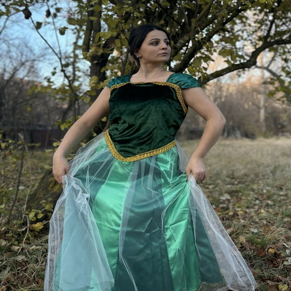 HPO Adult Women's Frozen 2 Anna B Costume | Multi Cosplay Costume