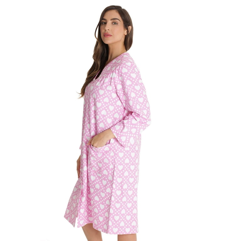 Flannel duster shop robe