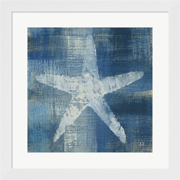 Batik Seas II by Studio Mousseau, Framed Wall Art, 19.75W x 19.75H