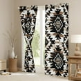 thumbnail image 3 of Castle Fairy Hippie Aztec Blackout Curtains Set of 2 (52x84 Each),Abstract Vintage Window Curtains,Exotic Style Curtains and Drapes,Lightweight Western Room Decor, 3 of 6